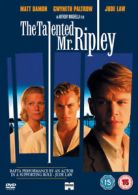 The Talented Mr Ripley DVD Matt Damon, Minghella (DIR) cert 15