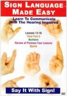 Sign Language Made Easy: Lessons 13-16 DVD (2010) Larry Solow cert E