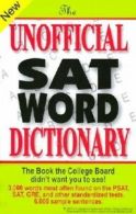 The Unofficial SAT Word Dictionary (Paperback)