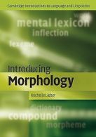 Introducing Morphology (Cambridge Introductions to Langu... | Book