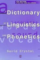 A Dictionary of Linguistics and Phonetics (Language Libr... | Book
