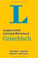 Langenscheidt Universal-WorterBook Griechisch: Grie... | Book