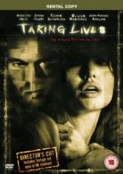 Taking Lives: Director's Cut DVD (2004) Angelina Jolie, Caruso (DIR) cert 15