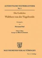 Die Gedichte Walthers von der Vogelweide. Hermann, Paul 9783110483772 New.#