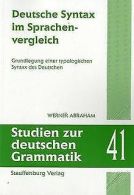 Deutsche Syntax im Sprachenvergleich. Grundlegung e... | Book