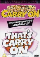 That's Carry On DVD (2003) Kenneth Williams, Thomas (DIR) cert PG