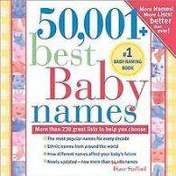 50,001 Best Baby Names | Stafford, Diane | Book