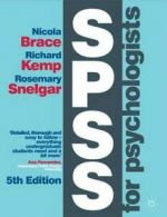 SPSS for psychologists by Nicola Brace (Paperback)