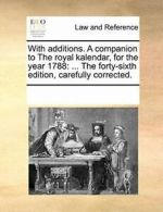 With additions. A companion to The royal kalend. Contributors, Notes PF.#*=