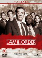 Law & Order: The Sixth Year DVD (2009) Chris Noth cert 15 6 discs