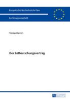 Der Entherrschungsvertrag by Tobias Hamm (Hardback)