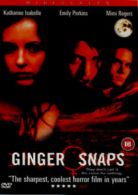 Ginger Snaps DVD (2001) Emily Perkins, Fawcett (DIR) cert 18