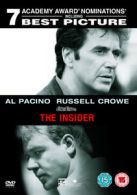 The Insider DVD (2001) Al Pacino, Mann (DIR) cert 15