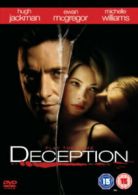 Deception DVD (2008) Hugh Jackman, Langenegger (DIR) cert 15