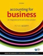 Accounting for business: an integrated print and online solution by Peter Scott