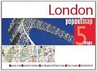 London PopOut Maps: 5 maps: west end, central londo... | Book