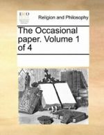 The Occasional paper. Volume 1 of 4. Contributors, Notes 9781170938294 New.#