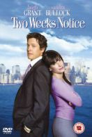 Two Weeks Notice DVD (2003) Sandra Bullock, Lawrence (DIR) cert 12