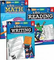 180 Days of Reading, Writing and Math for Fourth Grade 3-Book Set. Materials<|