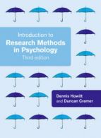 Introduction to research methods in psychology by Dennis Howitt (Paperback)