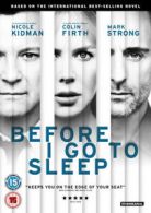 Before I Go to Sleep DVD (2015) Nicole Kidman, Joffe (DIR) cert 15