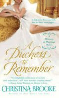 A duchess to remember by Christina Brooke (Paperback) softback)