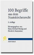 100 Begriffe aus dem Staatskirchenrecht | Book