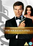 For Your Eyes Only DVD (2008) Roger Moore, Glen (DIR) cert PG 2 discs