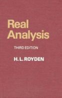 Real Analysis By Halsey Royden