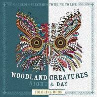 Woodland Creatures Night & Day Coloring