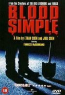 Blood Simple DVD (2001) John Getz, Coen (DIR) cert 18